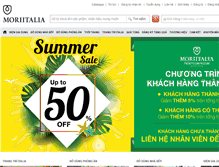 Tablet Screenshot of moriitalia.com